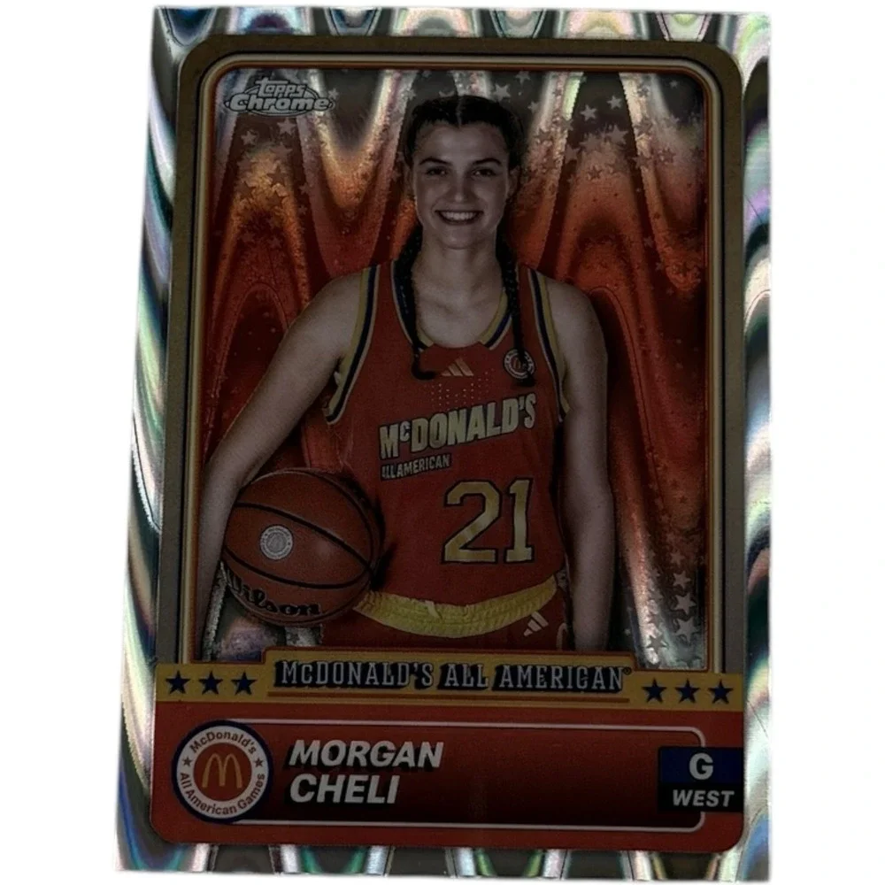 MORGAN‎ CHELI 2024 Topps Chrome McDonald's All-American #66 RayWave Refractor